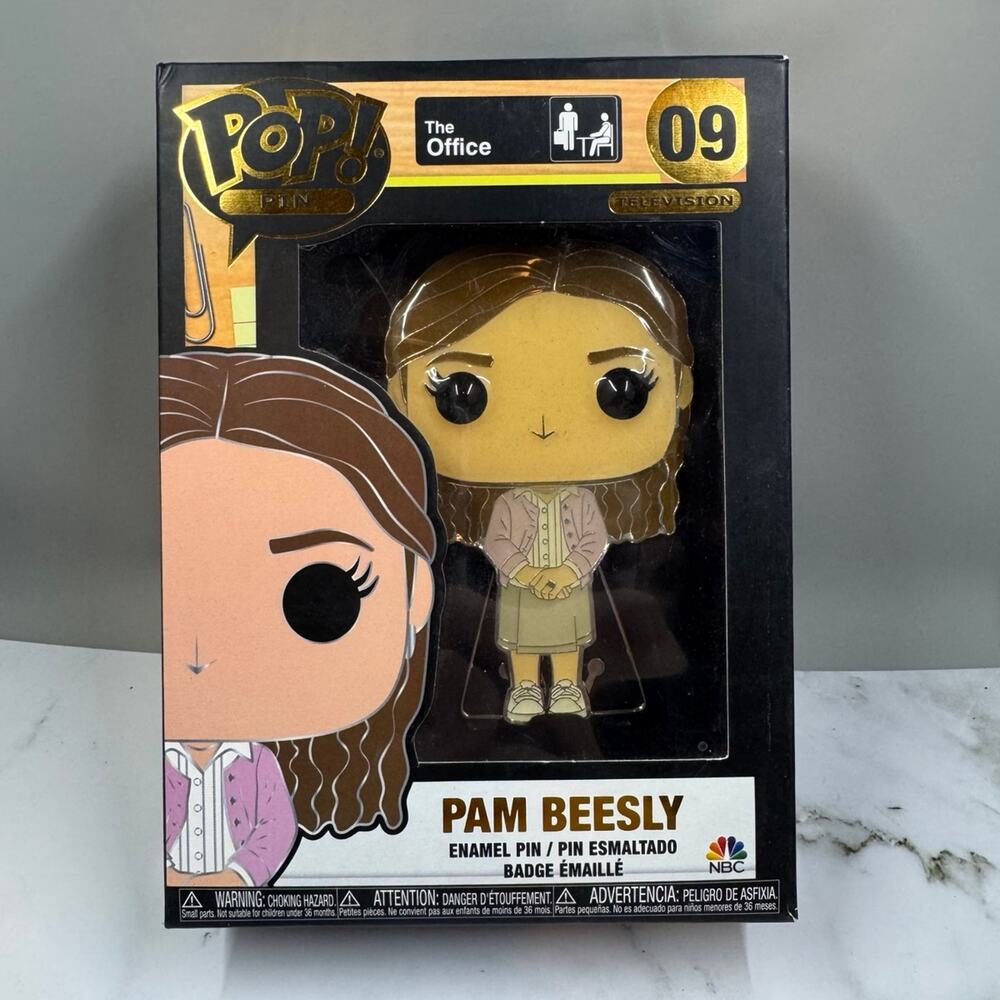 Pam Beesly The Office Funko Pop Pin
